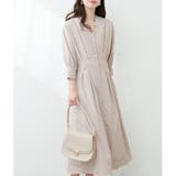 【natural couture】タックシャツワンピース | NICE CLAUP / OLIVE des OLIVE OUTLET | 詳細画像2