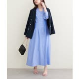ブルー | 【natural couture】タックシャツワンピース | NICE CLAUP / OLIVE des OLIVE OUTLET