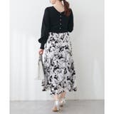 前後2way花柄ドッキングニットワンピース | NICE CLAUP / OLIVE des OLIVE OUTLET | 詳細画像30