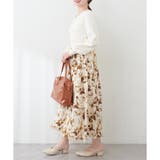 前後2way花柄ドッキングニットワンピース | NICE CLAUP / OLIVE des OLIVE OUTLET | 詳細画像3