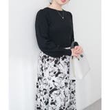 前後2way花柄ドッキングニットワンピース | NICE CLAUP / OLIVE des OLIVE OUTLET | 詳細画像20