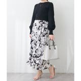 前後2way花柄ドッキングニットワンピース | NICE CLAUP / OLIVE des OLIVE OUTLET | 詳細画像18