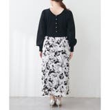 前後2way花柄ドッキングニットワンピース | NICE CLAUP / OLIVE des OLIVE OUTLET | 詳細画像24