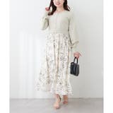 前後2way花柄ドッキングニットワンピース | NICE CLAUP / OLIVE des OLIVE OUTLET | 詳細画像12