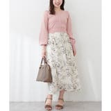 前後2way花柄ドッキングニットワンピース | NICE CLAUP / OLIVE des OLIVE OUTLET | 詳細画像8