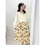 前後2way花柄ドッキングニットワンピース | NICE CLAUP / OLIVE des OLIVE OUTLET | 詳細画像34