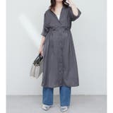 【natural couture】たっぷりギャザーサテンワンピース | NICE CLAUP / OLIVE des OLIVE　OUTLET | 詳細画像11 