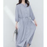 【natural couture】たっぷりギャザーサテンワンピース | NICE CLAUP / OLIVE des OLIVE　OUTLET | 詳細画像6 