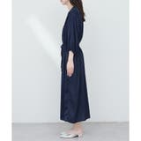 【natural couture】たっぷりギャザーサテンワンピース | NICE CLAUP / OLIVE des OLIVE　OUTLET | 詳細画像16 