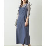 インディゴブルー | リボンディティールジャンスカワンピース | NICE CLAUP / OLIVE des OLIVE OUTLET