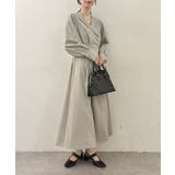 【natural couture】オープンネックレディワンピース | NICE CLAUP / OLIVE des OLIVE　OUTLET | 詳細画像2 