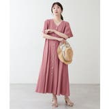 【natural couture】〈ako〉釦開きフレアスリーブワンピース | NICE CLAUP / OLIVE des OLIVE OUTLET | 詳細画像2