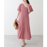 【natural couture】〈ako〉釦開きフレアスリーブワンピース | NICE CLAUP / OLIVE des OLIVE OUTLET | 詳細画像3