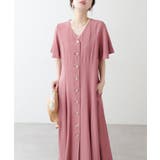 【natural couture】〈ako〉釦開きフレアスリーブワンピース | NICE CLAUP / OLIVE des OLIVE OUTLET | 詳細画像4
