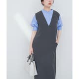 【natural couture】カットジョーゼットVネックワンピース | NICE CLAUP / OLIVE des OLIVE　OUTLET | 詳細画像11 