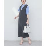 【natural couture】カットジョーゼットVネックワンピース | NICE CLAUP / OLIVE des OLIVE　OUTLET | 詳細画像10 