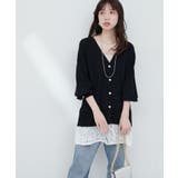 【natural couture】立体チュール切替キャミワンピース | NICE CLAUP / OLIVE des OLIVE OUTLET | 詳細画像5