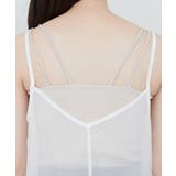 【natural couture】立体チュール切替キャミワンピース | NICE CLAUP / OLIVE des OLIVE OUTLET | 詳細画像13