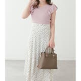 フリル袖ニットドッキングワンピース | NICE CLAUP / OLIVE des OLIVE OUTLET | 詳細画像10