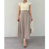 フリル袖ニットドッキングワンピース | NICE CLAUP / OLIVE des OLIVE OUTLET | 詳細画像36
