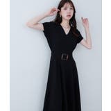 ブラック | 【natural couture】【sherbet line】Vネックカットソー… | NICE CLAUP / OLIVE des OLIVE　OUTLET