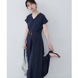 ネイビー | 【natural couture】【sherbet line】Vネックカットソー… | NICE CLAUP / OLIVE des OLIVE　OUTLET