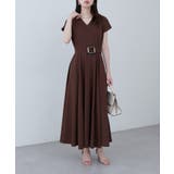 ブラウン | 【natural couture】【sherbet line】Vネックカットソー… | NICE CLAUP / OLIVE des OLIVE　OUTLET