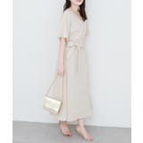 【natural couture】選べる袖丈前後2WAYベルト付きワンピース | NICE CLAUP / OLIVE des OLIVE　OUTLET | 詳細画像1 