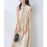 Lベージュ | 【natural couture】【WEB限定】ノースリティアードワンピース | NICE CLAUP / OLIVE des OLIVE　OUTLET