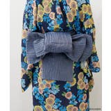 ネイビー | 【natural couture】ラメしわ兵児帯 | NICE CLAUP / OLIVE des OLIVE OUTLET