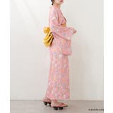 柄2 | 【日比谷花壇コラボ】オリジナル2way浴衣ワンピースセット | NICE CLAUP / OLIVE des OLIVE OUTLET