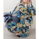 柄4 | 【日比谷花壇コラボ】オリジナル2way浴衣ワンピースセット | NICE CLAUP / OLIVE des OLIVE OUTLET
