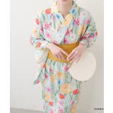 【natural couture】【日比谷花壇コラボ】すぽんちょ浴衣 | NICE CLAUP / OLIVE des OLIVE OUTLET | 詳細画像8