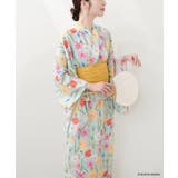 【natural couture】【日比谷花壇コラボ】すぽんちょ浴衣 | NICE CLAUP / OLIVE des OLIVE OUTLET | 詳細画像11