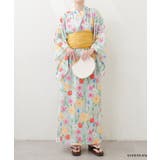 【natural couture】【日比谷花壇コラボ】すぽんちょ浴衣 | NICE CLAUP / OLIVE des OLIVE OUTLET | 詳細画像14