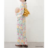 【natural couture】【日比谷花壇コラボ】すぽんちょ浴衣 | NICE CLAUP / OLIVE des OLIVE OUTLET | 詳細画像15