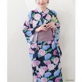 【natural couture】【日比谷花壇コラボ】すぽんちょ浴衣 | NICE CLAUP / OLIVE des OLIVE OUTLET | 詳細画像22