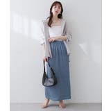 【natural couture】ラメリブタイトスカート | NICE CLAUP / OLIVE des OLIVE　OUTLET | 詳細画像14 