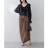 【natural couture】ラメリブタイトスカート | NICE CLAUP / OLIVE des OLIVE　OUTLET | 詳細画像30 