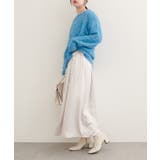 【natural couture】レザータッチプリーツラップスカート | NICE CLAUP / OLIVE des OLIVE　OUTLET | 詳細画像8 