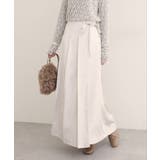 【natural couture】レザータッチプリーツラップスカート | NICE CLAUP / OLIVE des OLIVE　OUTLET | 詳細画像15 