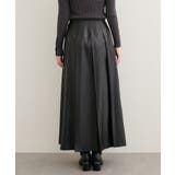 【natural couture】レザータッチプリーツラップスカート | NICE CLAUP / OLIVE des OLIVE　OUTLET | 詳細画像23 