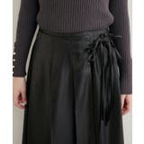 【natural couture】レザータッチプリーツラップスカート | NICE CLAUP / OLIVE des OLIVE　OUTLET | 詳細画像24 
