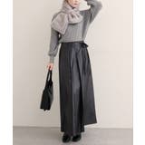 【natural couture】レザータッチプリーツラップスカート | NICE CLAUP / OLIVE des OLIVE　OUTLET | 詳細画像31 