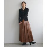 【natural couture】レザータッチプリーツラップスカート | NICE CLAUP / OLIVE des OLIVE　OUTLET | 詳細画像38 