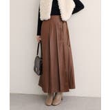 【natural couture】レザータッチプリーツラップスカート | NICE CLAUP / OLIVE des OLIVE　OUTLET | 詳細画像39 