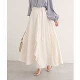 【natural couture】ウエストベルト付きラッフルデザインスカート | NICE CLAUP / OLIVE des OLIVE OUTLET | 詳細画像7