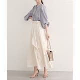 【natural couture】ウエストベルト付きラッフルデザインスカート | NICE CLAUP / OLIVE des OLIVE OUTLET | 詳細画像9