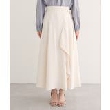 【natural couture】ウエストベルト付きラッフルデザインスカート | NICE CLAUP / OLIVE des OLIVE OUTLET | 詳細画像10