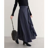 【natural couture】ウエストベルト付きラッフルデザインスカート | NICE CLAUP / OLIVE des OLIVE OUTLET | 詳細画像20